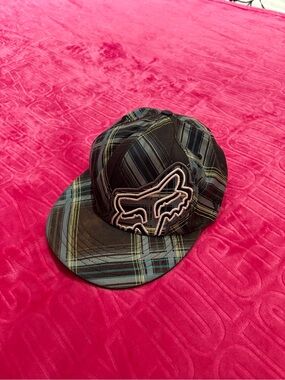 Fox Plaid Snapback Hat